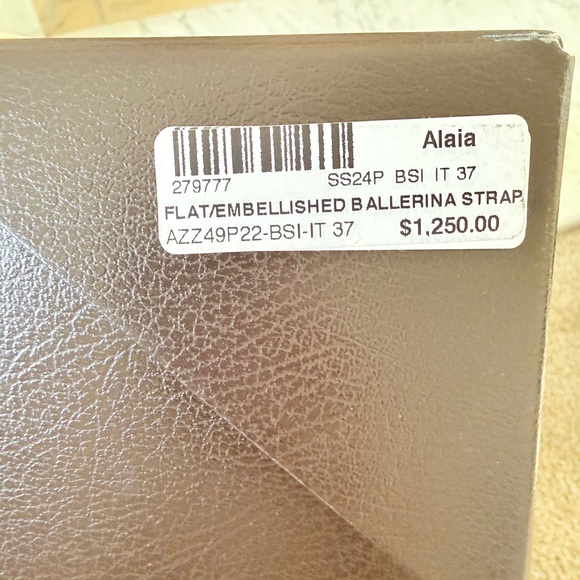 Alaia crystal embellished flats - Picture 5 of 5